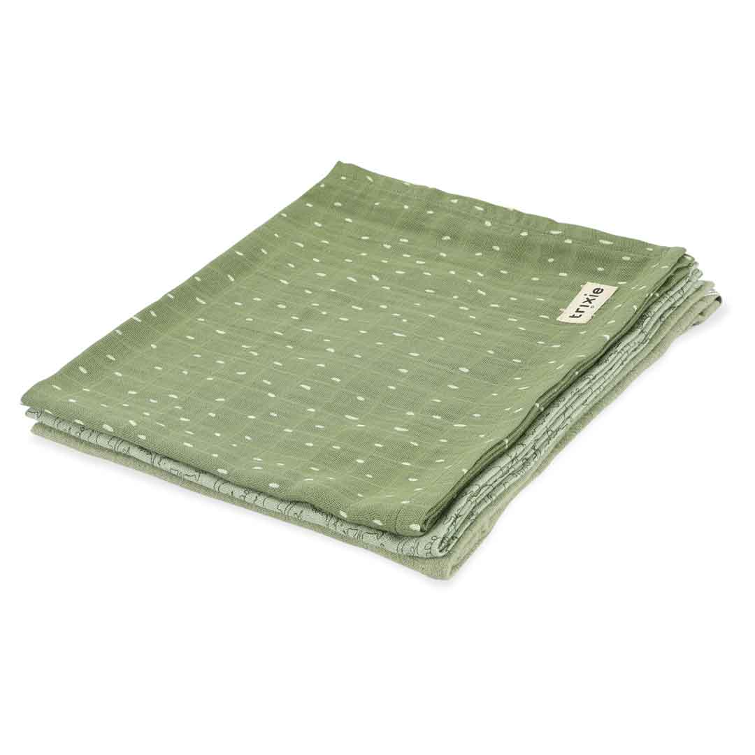Toallas muselina 3-pack mix | 55x55cm - Daring Dino